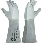 دستکش ساق بلند چرمی جوشکاری با دوخت کولار (Kevlar) Marca ( کد: 788-MX)